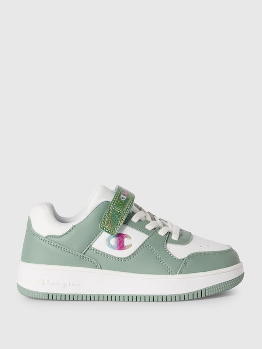 Champion Low Cut Kids Sneakers with Hook & Loop...