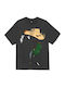 T-shirt Μαύρο