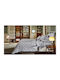 Valeria Home Set Huse Pentru Pilote Cidade 100% Bumbac 220x200cm Superdublu Cu 2 Fețe De Pernă & 1 Cearșaf Dove