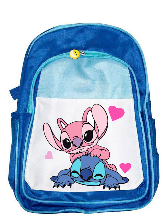 Детска Чанта Lilo & Stitch Синя 41x30x15см
