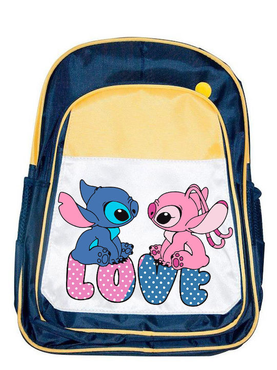 Детска Чанта Lilo & Stitch Тъмносиня 41x30x15см