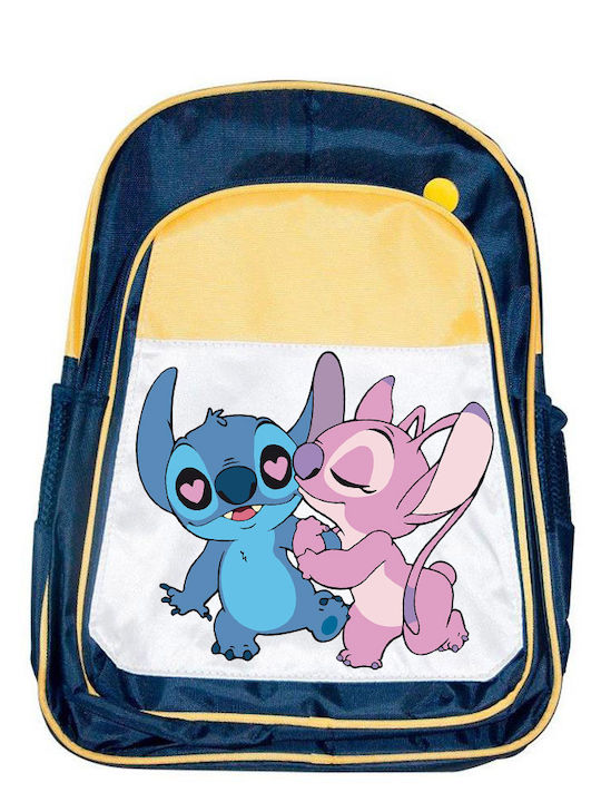 Детска Чанта Lilo & Stitch Тъмносиня 41x30x15см