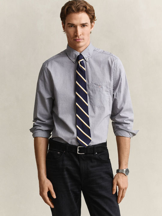 Gant Long Sleeve Shirt in Regular Fit Grey