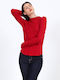 Damen Pullover Rot