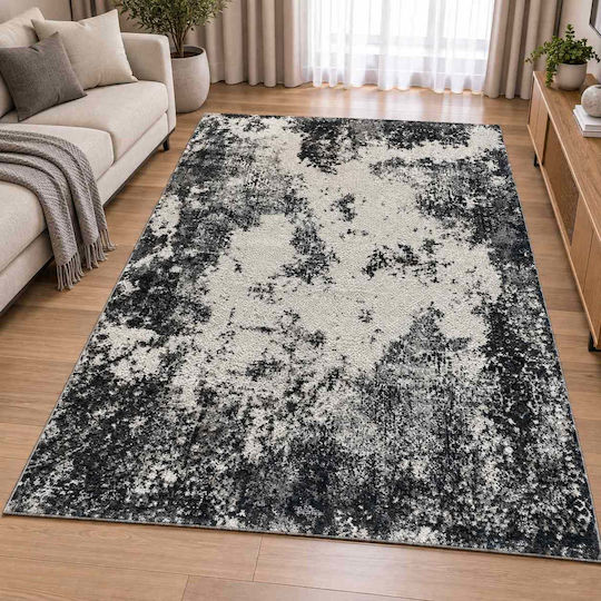 Diva Hl289a Wohnzimmer Teppich Rechteckig Grau Anthrazit 240x300cm