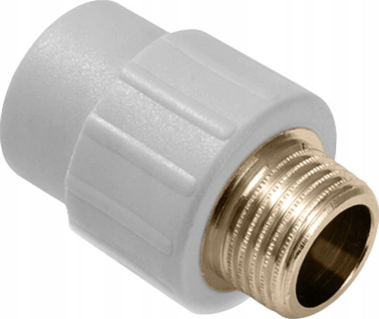 Detal-met Male Polypropylene Muff 1" 1016mm P2MGZ40X1