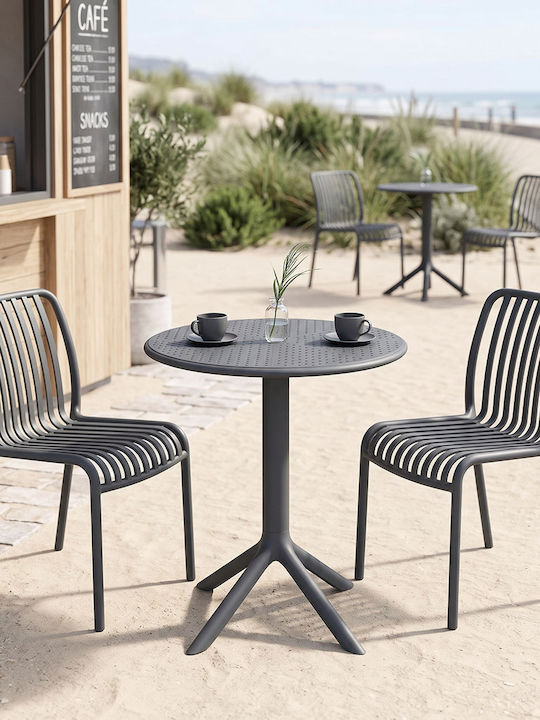 Mercon Outdoor Dining Set 3 Pieces Anthracite