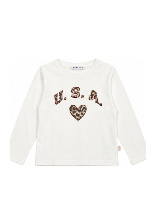 Kids Long-Sleeved Blouse White TN1143W25