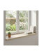 Windows 2 Pcs White 100 X 40 X 2 Cm Solid Oak Wood 42049923 White