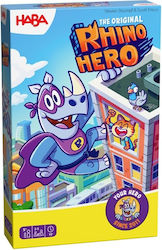 Επιτραπέζιο Παιχνίδι Rhino Hero – The Original για 2-5 Παίκτες 5+ Ετών (EN) Haba