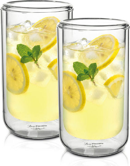 Luigi Ferrero Set Brillen Wasser Glas 420ml 2 Stück