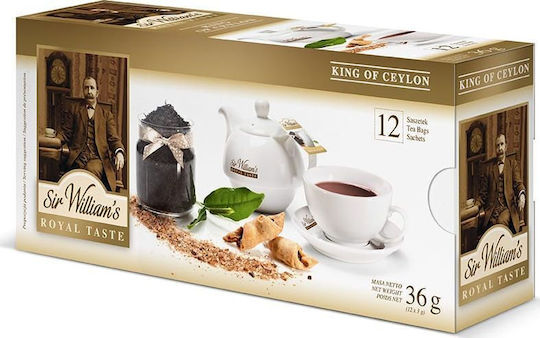 Sir William's Черен чай 12 чайни пакетчета 36gr