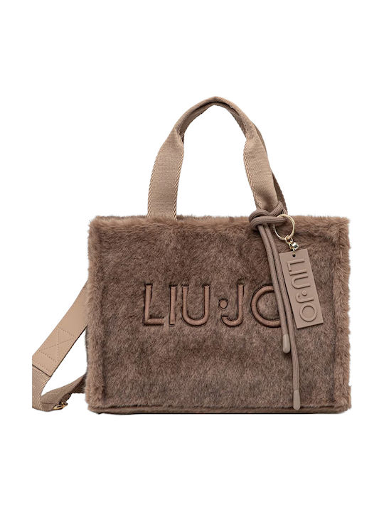 Liu Jo Fur Women's Tote Bag Brown