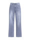 Celestino Damen Jeans Wide Bein Loose Passform Hellblau