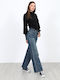 Damen Jeans Hosen in Breit Bein Stil
