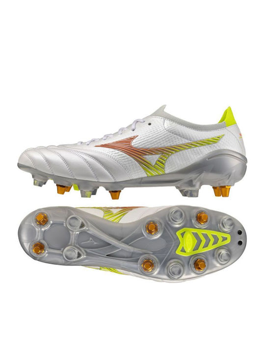 Mizuno Morelia Neo SG Футболни Обувки с Бутони Бели