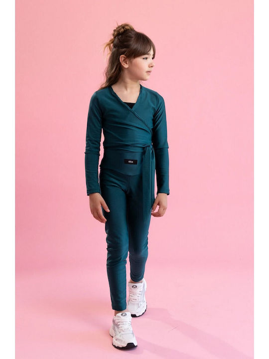Kids Set with Leggings 3 Pieces Green