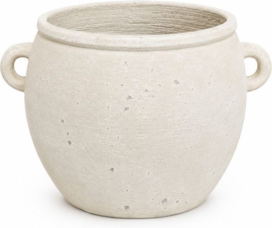 Artekko Plant Pot Concrete Beige 36x30x27cm