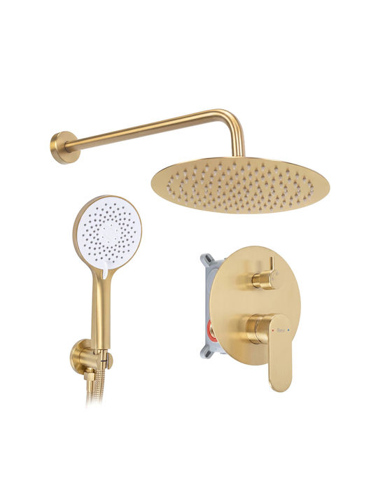 Rea Drop Built-in Mixer Phone & Shower Head Set...