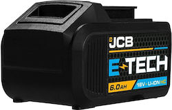 JCB JCB Lithium Werkzeugbatterie 18V mit Batteriekapazität 6Ah JCB JCB Lithium Werkzeugbatterie 18V mit Batteriekapazität 6Ah