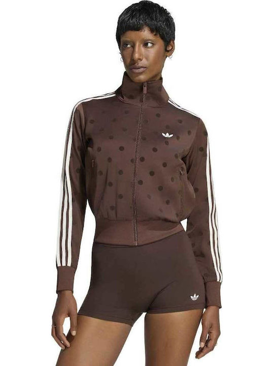 Jachetă de trening adidas maro Jachetă de trening adidas maro
