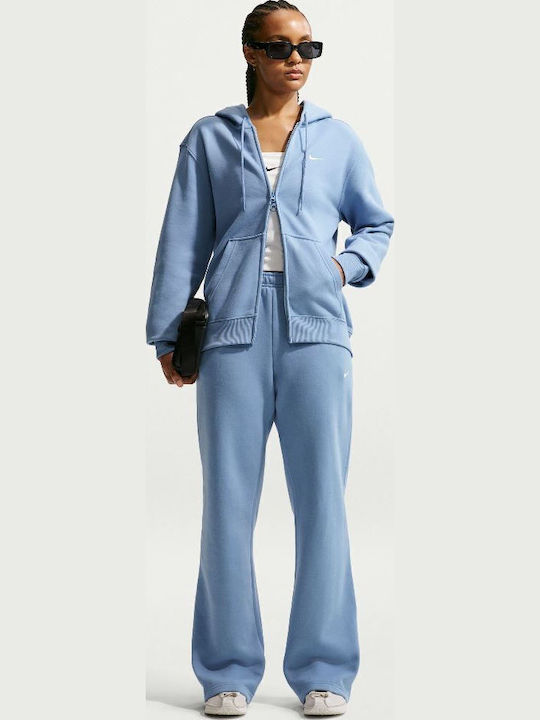 Nike Full-zip Γυναικεία Ζακέτα Φούτερ με Κουκού...