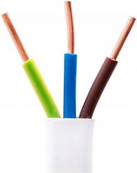 Power Cord with Cable Properties 3x1.5mm² in White Colour 3m Power Cord with Cable Properties 3x1.5mm² in White Colour 3m