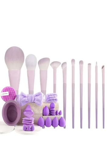 Meet Me At The Sunset Professionelles Set mit Make-up Schwämme Silikon 10 Stück