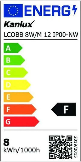 Kanlux LED Strip 12V Natural White Light 12m COB Type