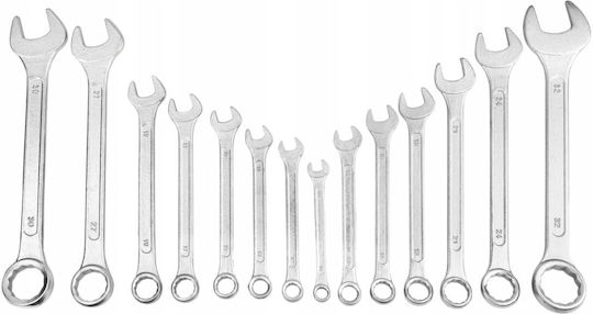 Geko Set of German Wrenches 14 Pieces 10-32mm