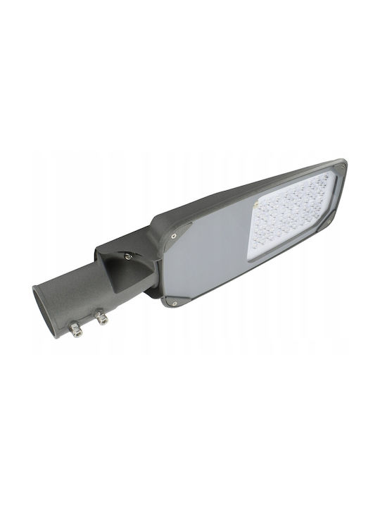 Bemko Außenstehlampe LED Straße 50W mit Kaltweißem Licht IP66 Grau Bemko Außenstehlampe LED Straße 50W mit Kaltweißem Licht IP66 Grau