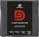 Edgeless Seamless Microfiber Cloth Polishing / Cleaning for Car Upholstery - Leather 370gsm Black 40x40cm
