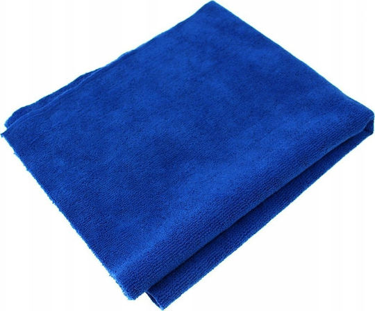 Edgeless Microfiber Cleaning / Polishing Cloth for Car Interior Plastics - Dashboard 250gsm Blue 60x50cm
