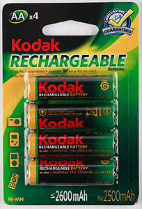 Kodak Kodak Wiederaufladbare Batterien AA 2600mAh 1.2V 10 Stück