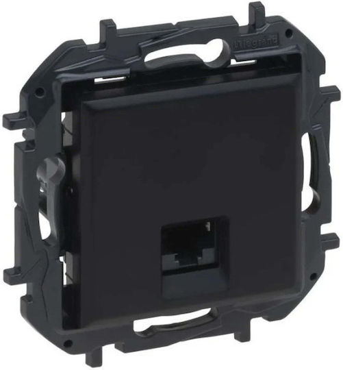 Legrand Niloe Single Network Socket RJ45 Cat6 Type in Black Colour 863561B