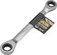 JCB Single Polygon Wrench Adjustable with Ratchet Mechanism