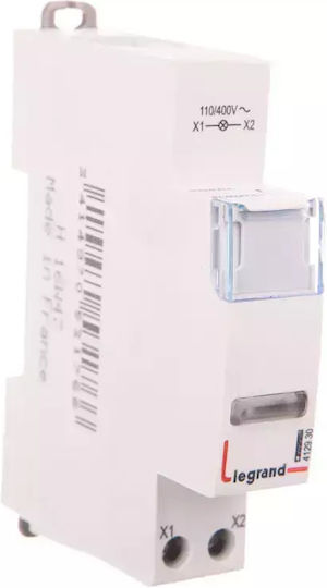 Legrand Lampă indicatoare de panou simplă albă