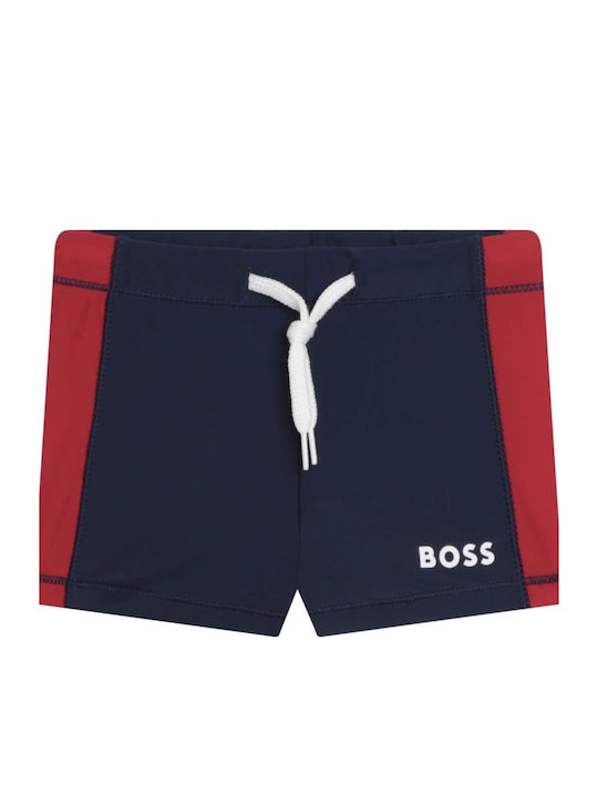 Boss Costum de baie pentru copii Pantaloni scurți de înot Albastru marin Boss Costum de baie pentru copii Pantaloni scurți de înot Albastru marin
