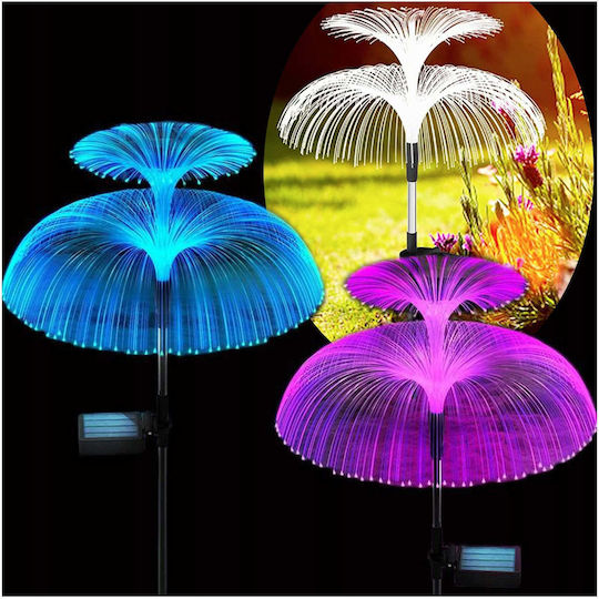 Set 2 Solarleuchten RGB mit Fotowiderstand IP65 5,5x5cm