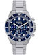 Breil Men's Battery Chronograph Watch With Silver Steel Bracelet