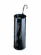 Durable Durable Metallische Silber Regenschirmständer 62x26cm