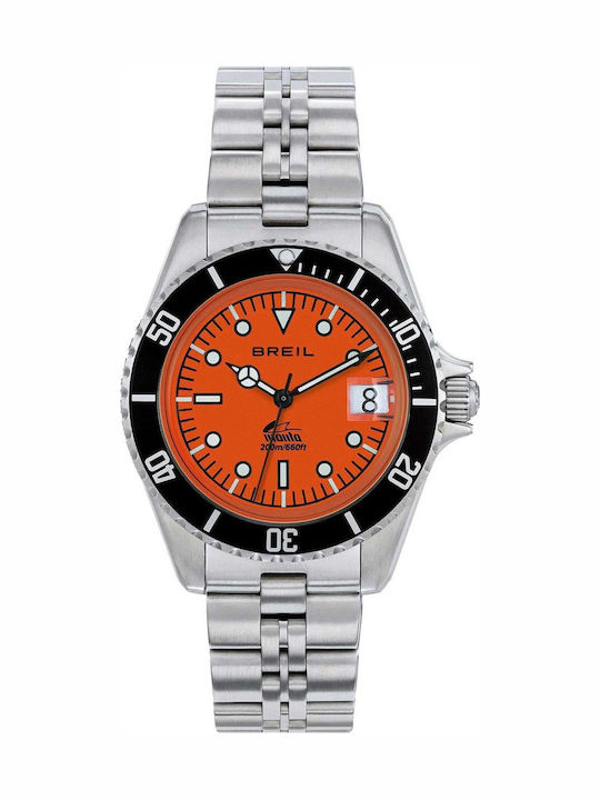 Breil Men's Battery Watch With Silver Steel Bracelet