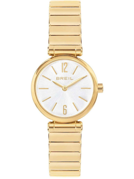 Breil Men's Battery Watch with Gold Stainless Steel Bracelet