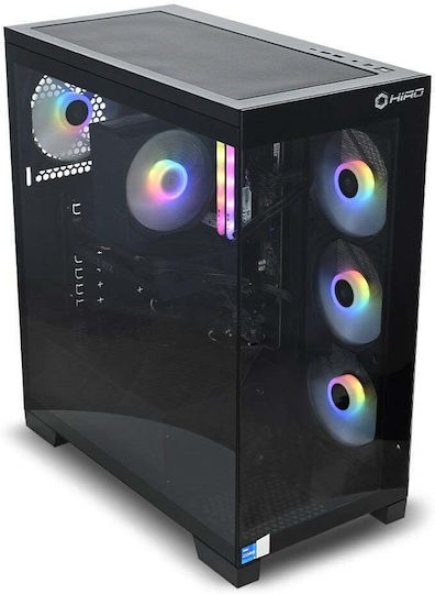 Hiro Hiro Aurora Гейминг Настолен Компютър (Ryzen 7-9800X3D/32GB DDR5/1.0TB SSD/Radeon RX 7800 XT/W11 Home)