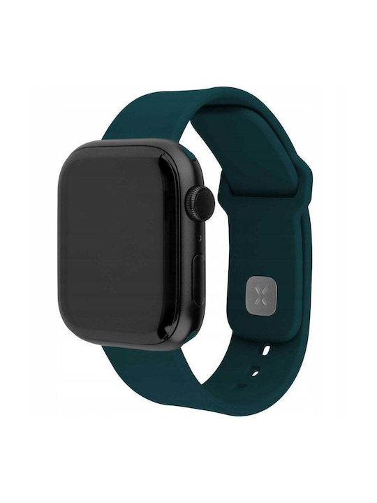 Σετ Αθλητικών Λουριών Σιλικόνης Fixed Apple Watch 38 40 41 Mm Σκούρο Πράσινο Fixsst2-436-drgre