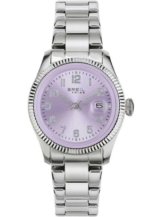 Breil Women's Watch Battery with Stainless Steel Bracelet Silver