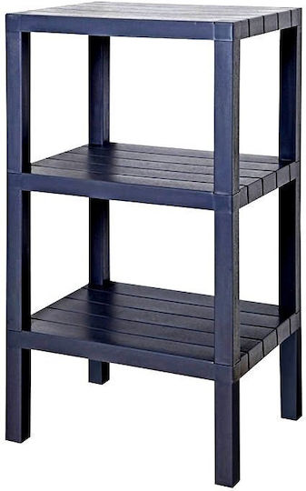 Katex Boden Badezimmerregal Kunststoff 38x29x74cm Graues