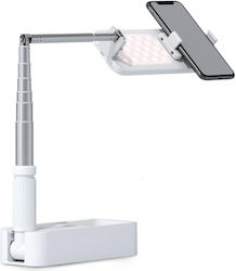 4smarts Selfie Stand Loomi Pod Falt LED-Lichter Bluetooth-Fernbedienung Smartphones Weiß