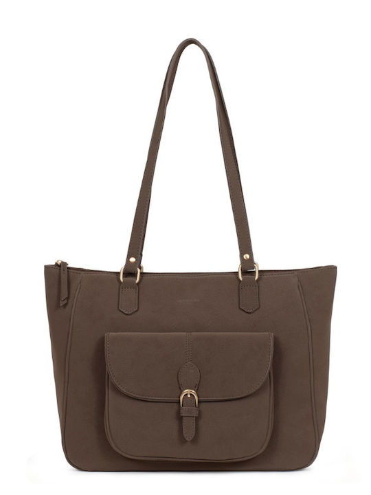 Hexagona Damentasche Handtasche Braun