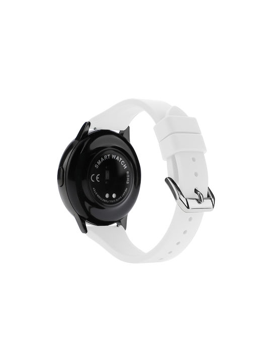 Силиконова каишка за часовник Universal T-buckle 20mm Бяла